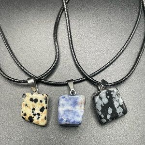Polished Gemstone Pendants